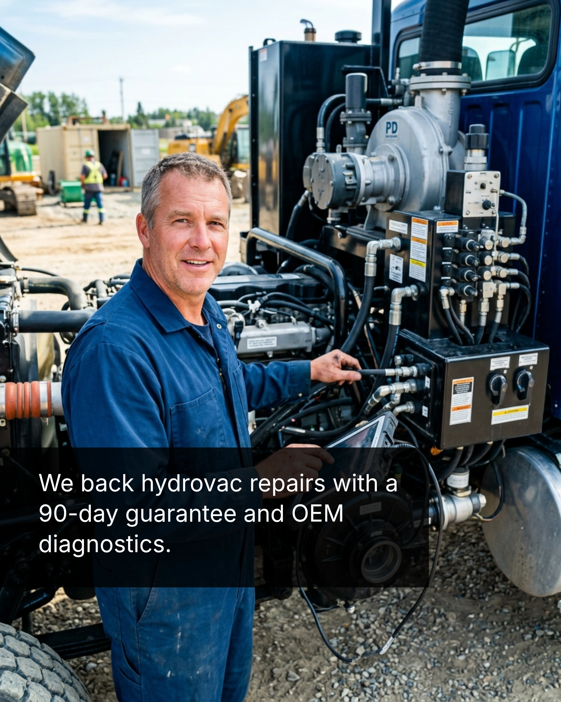 Hydrovac Repair social media post