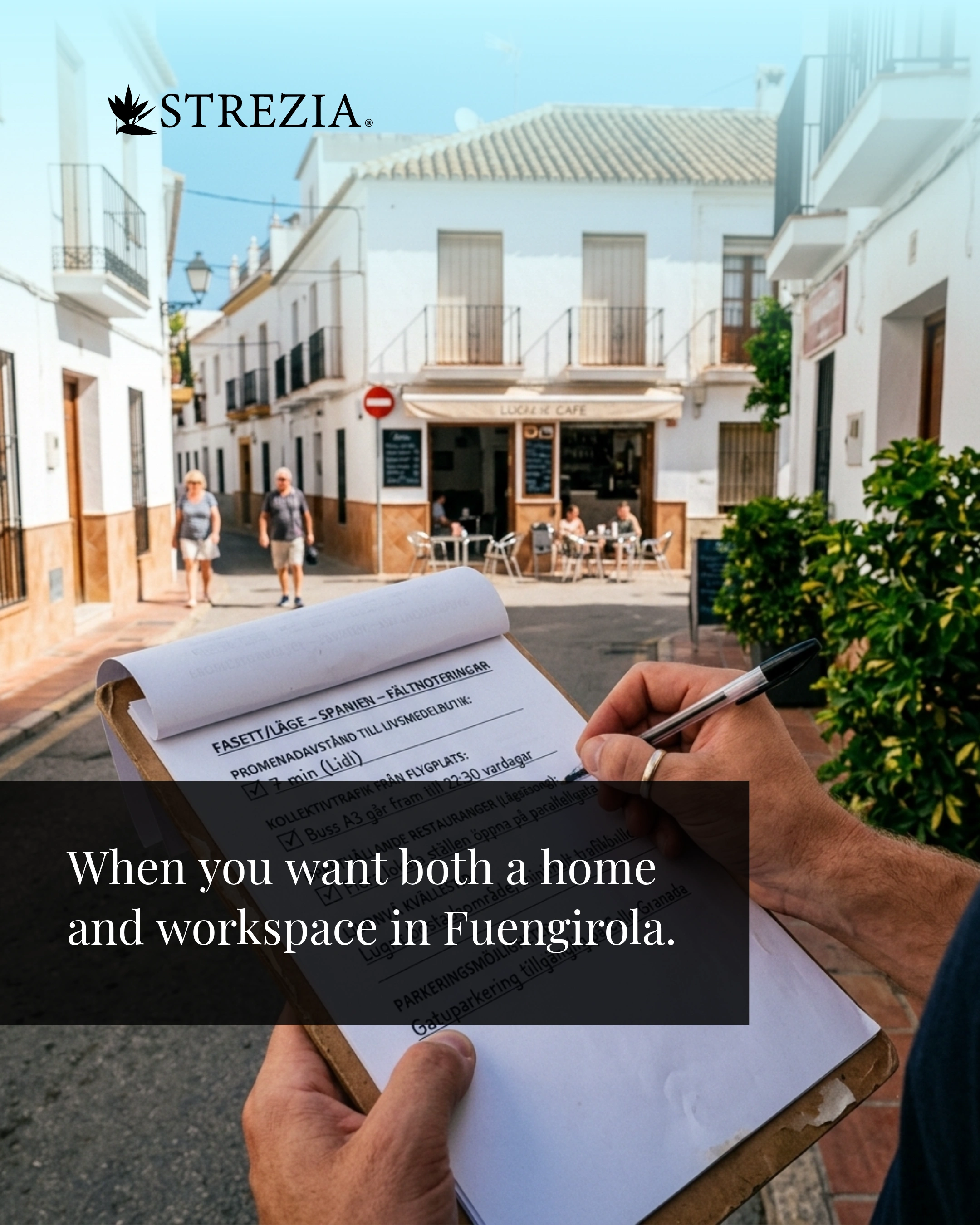 Strezia social media post