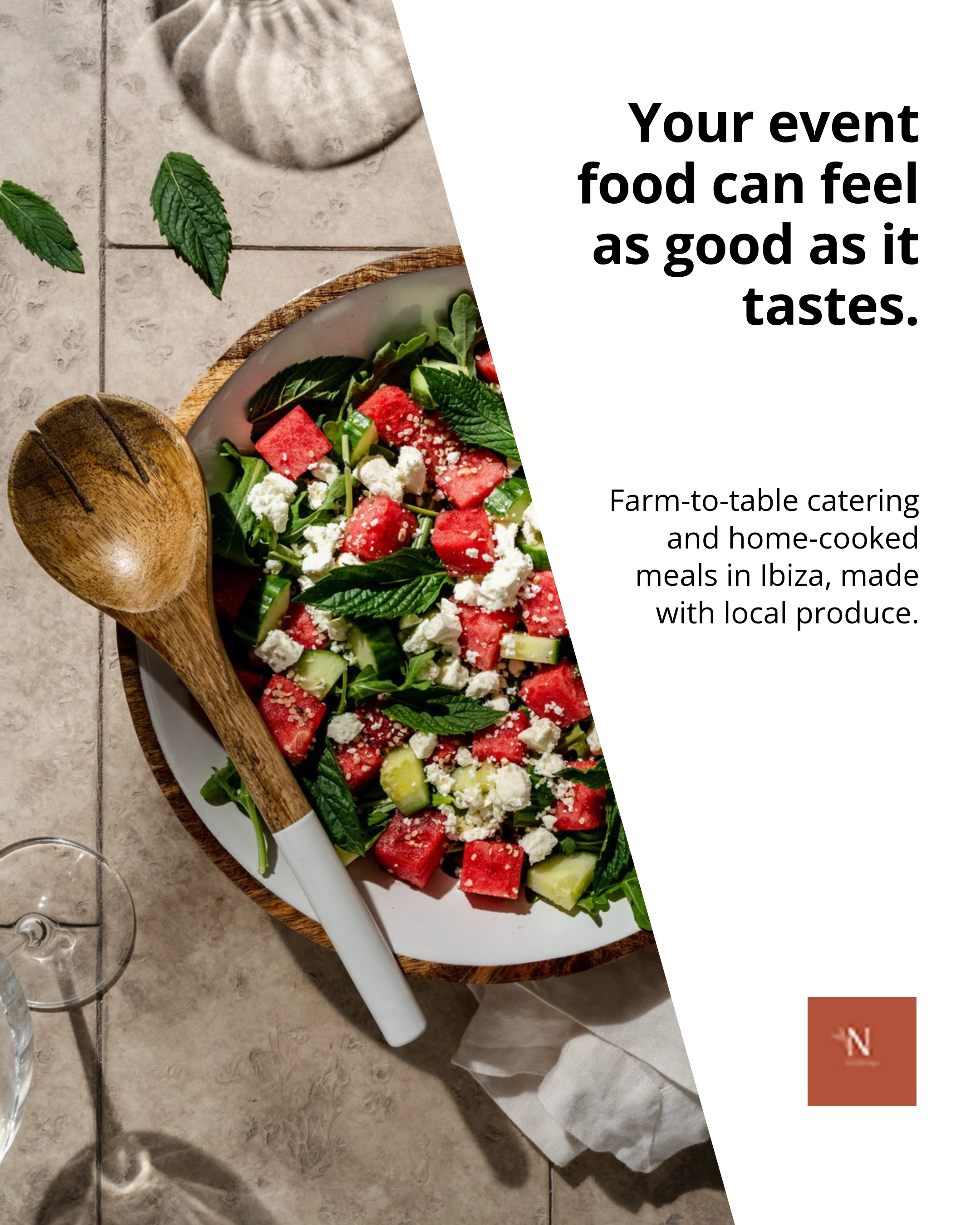 Nourish Ibiza social media post